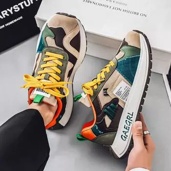 Новые мужские повседневные туфли с сетчатой поверхностью, дышащие кроссовки для бега, трендовая модная обувь, повседневная одежда для улицы, мужская обувь 39