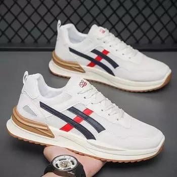 Новые мужские повседневные туфли сетчатые дышащие кроссовки для бега удобные кроссовки на шнуровке для ходьбы модная обувь для скейтбординга на открытом воздухе 39