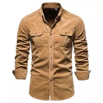 Новые мужские рубашки высокого качества, однобортные мужские рубашки из 100% хлопка, деловые повседневные модные однотонные вельветовые облегающие классические рубашки XL красный