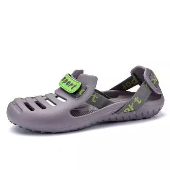 Новые мужские сандалии, летние шлепанцы, тапочки, мужская уличная пляжная повседневная обувь, мужские сандалии, обувь для воды Sandalia Masculina 39