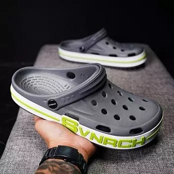 Новые мужские сандалии высокого качества, шлепанцы, пляжная уличная повседневная обувь, легкие сабо на мягкой подошве, летние мужские пляжные сандалии 39