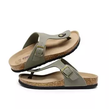 Новые мужские сандалии зеленые сабо шлепанцы для вас повседневные тапочки на платформе женские 36