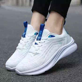 Новые мужские сетчатые кроссовки Lovers Бесплатная доставка весна осень мягкая подошва нескользящие дышащие кроссовки для бега обувь для ходьбы 35