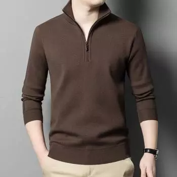 Новые мужские свитера с круглым вырезом Мужские повседневные утолщенные свитера с длинными рукавами Мужские свитера Мужские топы M