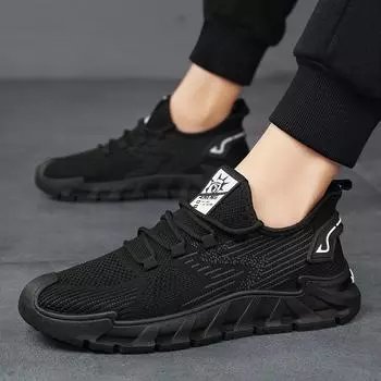 Новые мужские теннисные туфли мужские кроссовки модные сетчатые дышащие клинья абсорбирующие износостойкие туфли для мужчин 39