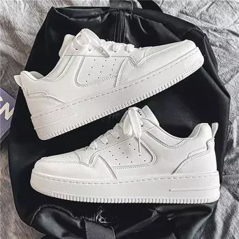 Новые мужские туфли boot Plate Мужские модные универсальные туфли на платформе Спортивная повседневная обувь Теннисные кроссовки Masculino tenis 39 чёрный