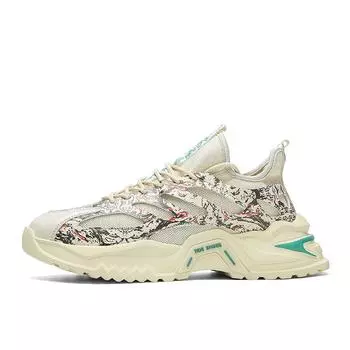 Новые мужские туфли для папы на толстой подошве, модная студенческая спортивная обувь для подростков, повседневная мужская обувь с сеткой 39 белый