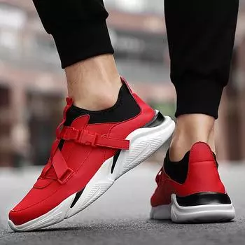 Новые мужские туфли Hasp больших размеров, мужские легкие кроссовки, модные повседневные кроссовки, трендовая мужская обувь 38 чёрный