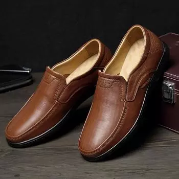 Новые мужские туфли из натуральной кожи, нескользящие, мягкие, с сухожилиями, повседневные туфли для мужчин, деловые, молодежные, кожаные туфли, большие размеры 36-48 36