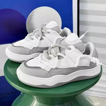 Новые мужские туфли из вулканизированной кожи, кроссовки для мужчин в стиле панк, хорошего качества, для уличного спорта, для бега, новые резиновые кроссовки для тенниса 39 чёрный