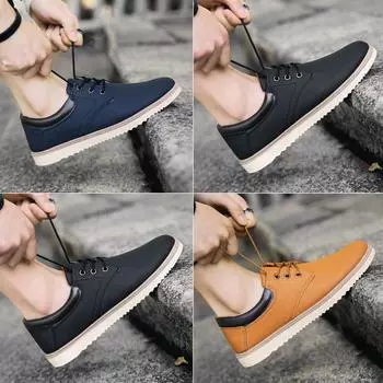 Новые мужские туфли кроссовки на воздушной подушке дышащая спортивная обувь для ходьбы на открытом воздухе для мужчин повседневная обувь на шнуровке мужская обувь кроссовки 6.5 чёрный