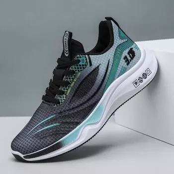 Новые мужские туфли, модные тенденции, универсальные, удобные, дышащие, спортивные туфли, низкие кроссовки, прямые продажи с фабрики 39 чёрный