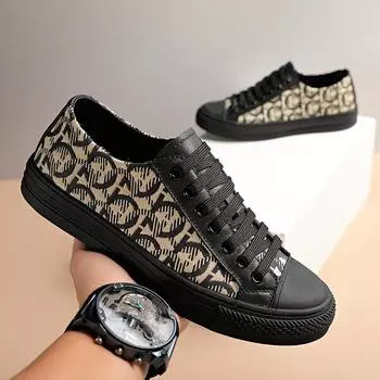 Новые мужские туфли на шнуровке, фирменные кроссовки из кожи, повседневная обувь для отдыха на открытом воздухе, дышащая, для отдыха, прогулок, нескользящая, итальянская мужская белая обувь 38 чёрный