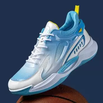 Новые мужские туфли, спортивная обувь, модная дышащая универсальная дышащая повседневная обувь, студенческая баскетбольная обувь, обувь на платформе для мужчин 39 чёрный