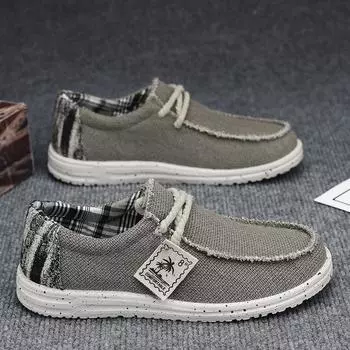 новые мужские удобные дышащие спортивные туфли для отдыха на природе повседневная обувь ленивые повседневные спортивные туфли без застежек 39