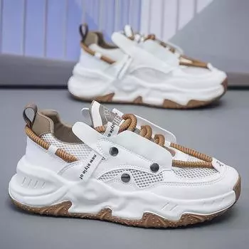 новые мужские удобные кроссовки для активного отдыха летние большие сетчатые туфли дышащие туфли для папы мужская обувь теннисные туфли для мужчин 39