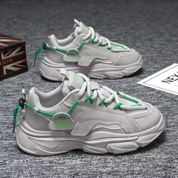 новые мужские удобные кроссовки для отдыха на открытом воздухе, осенние трендовые туфли на платформе, модные универсальные кроссовки для мужчин 39