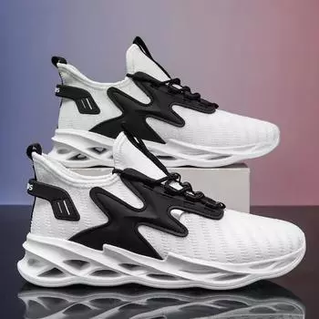 Новые мужские удобные кроссовки с дышащей толстой подошвой, легкие кроссовки для бега, мужские сетчатые теннисные кроссовки, кроссовки для ходьбы 39