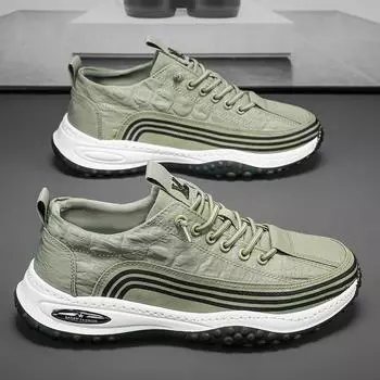 новые мужские удобные летние кроссовки для активного отдыха сетчатые кроссовки из дышащей ткани Ice Silk мужские кроссовки 39 зелёный