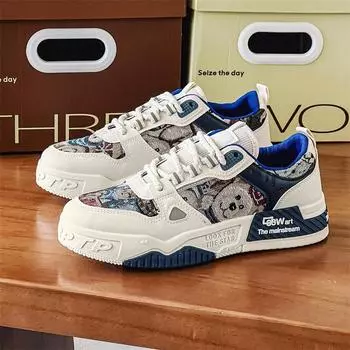 новые мужские удобные летние кроссовки для спорта на открытом воздухе сетчатые дышащие кроссовки толстая подошва модная обувь для катания на доске 39