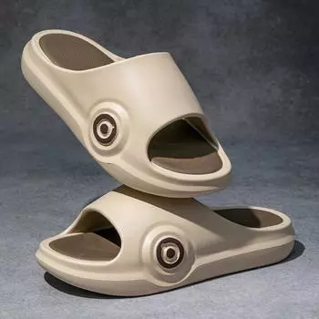 Новые мужские уличные сандалии, тапочки, пляжные, удобные, на толстой подошве из ЭВА, мужская повседневная обувь, садовая обувь, мужские летние домашние сандалии 40-41