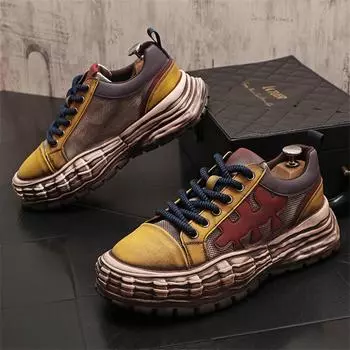 Новые мужские вулканизированные туфли, модные туфли на платформе, повседневные кроссовки для улицы, мужские уличные туфли для скейтбординга, туфли на шнуровке Zapatillas Hombre 38 чёрный