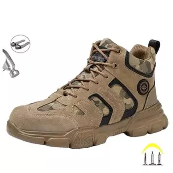 Новые мужские защитные туфли Splice Design, легкие неразрушимые рабочие кроссовки, защитные ботинки со стальным носком, устойчивые к ударам 44