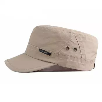 Новые мытые хлопковые военные кепки, мужские кадетские армейские кепки, уникальный дизайн, винтажная шляпа с плоским цилиндром, ретро шляпы унисекс, бейсболки дубильная кора