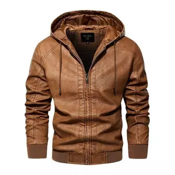 Новые мытые и выцветшие мужские кожаные изделия четырех поколений Boutique Leather S