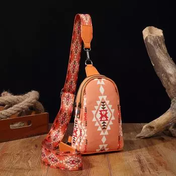 Новые нагрудные сумки женские сумки через плечо европейские американские на молнии ретро холст печать досуг тренд сумка через плечо ручные сумки