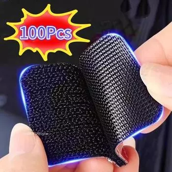 Новые наклейки для крепления ковров, двусторонние высококлеящиеся автомобильные коврики, фиксированные нашивки, домашние напольные коврики для ног, противоскользящие ленты 1pair (2pcs)