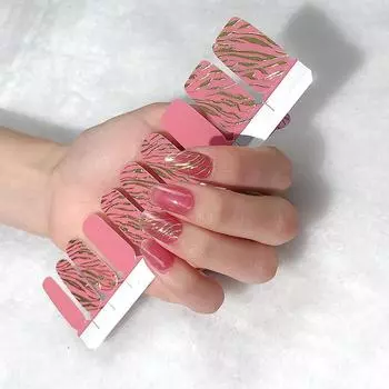 Новые наклейки для маникюра, все популярные бренды горячего тиснения, водостойкие наклейки для ногтей для беременных женщин