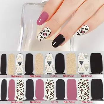 Новые наклейки для ногтей на 20 пальцев Маска для ногтей Наклейка для ногтей