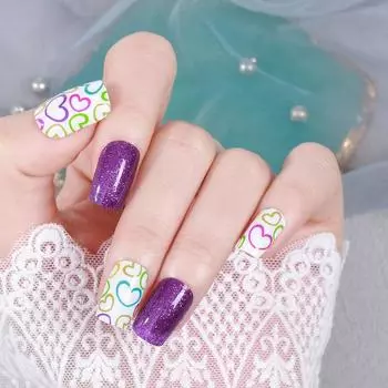 Новые наклейки для ногтей Водостойкое долговечное квадратное покрытие для ногтей луковая пудра наклейки для ногтей