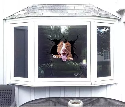 Новые наклейки на автомобиль Dog Lover Car Styling Accessories Auto Decal Pet Dog Decal Window Sticker Decoration Car Decor