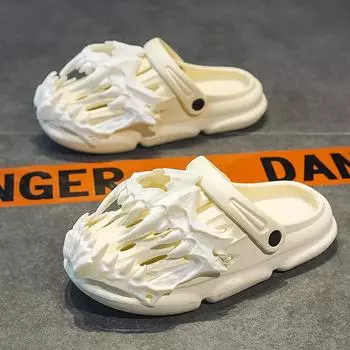 Оригинальная летняя обувь на плоской подошве, унисекс 39 бежевый