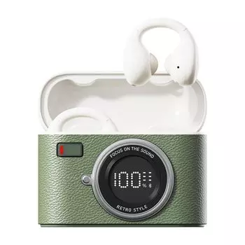 Новые наушники-манжеты для ушей Bluetooth, беспроводные наушники с воздушной проводимостью Bluetooth, которые не блокируют ваш открытый 65-часовой быстрый двойной