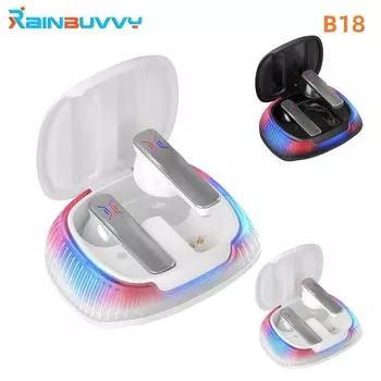 Новые наушники-переводчики B18, беспроводные наушники, 144 языка, наушники-переводчики в реальном времени, гарнитуры с шумоподавлением белый