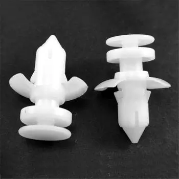 Новые нейлоновые крепежные клипсы нажимного типа, клипсы для обшивки, нажимные для Ford W704958-S300 100 шт.