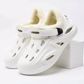 Новые нескользящие легкие бархатные хлопковые туфли EVA для мужчин и женщин — всесезонная одежда для активного отдыха 38-39