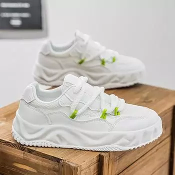 Новые нишевые повседневные туфли мужские повседневные новые модные туфли для папы маленькие белые туфли обувь для досок обувь для хлеба универсальные мужские 39