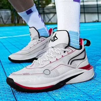 Новые низкие дышащие универсальные профессиональные боевые студенческие соревнования противоскользящие износостойкие баскетбольные кроссовки для мужчин 40