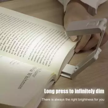 Новые ночники USB перезаряжаемые складные портативные лампы для чтения книг защита глаз 3 цвета света регулируемая яркость лампа