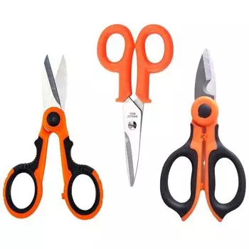 Новые ножницы из высокоуглеродистой стали, бытовые ножницы, инструменты, ножницы для электрика, инструменты для зачистки проводов, инструменты для резки ткани, бумаги и кабеля