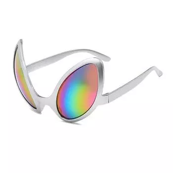 Новые очки Alien, забавные солнцезащитные очки для праздников, вечеринок на Хэллоуин, товары для взрослых и детей, радужные линзы и солнцезащитные очки, оттенки A3