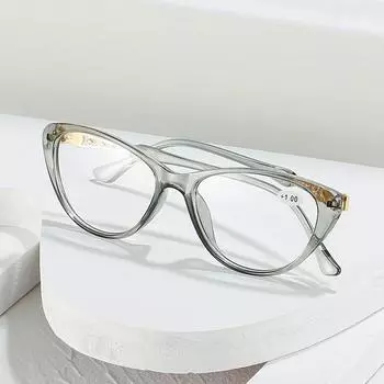 Новые очки для чтения Cateye, женские модные оптические очки для дальнозоркости по рецепту, очки для зрения + 1,0 ~ + 4,0 1