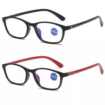 Новые очки для чтения для женщин, очки с прогрессивным зрением и защитой от синего света, очки с диоптриями от + 1,0 до + 4,0 очков