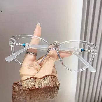 Новые очки для чтения Hd с защитой от синего света, модные молодежные очки, Интернет-горячие очки с защитой от синего света, очки для близорукости -0