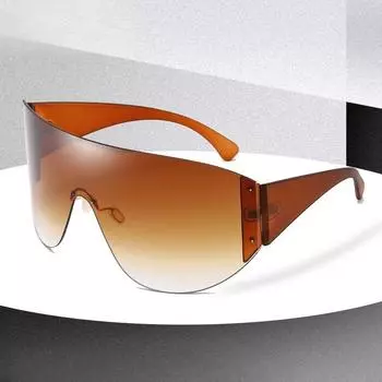 Новые очки, модные мужские и женские солнцезащитные очки для взрослых, спортивные велосипедные очки без оправы