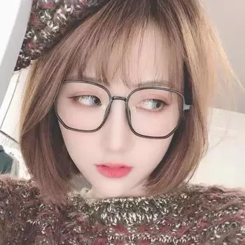 Новые очки в большой оправе Tr90, простые очки с защитой от синего излучения, женские модные очки с бриллиантами, сверхлегкие простые очки, черная оправа
